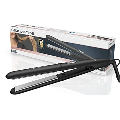 Abbildung von Rowenta Glätteisen SF1810 Express Style Keramik Turmalin Beschichtung, Einfache Einknopfbedienung, Straight &amp; Curl Funktion
