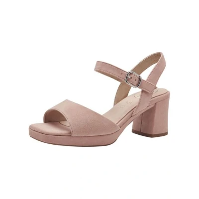 Abbildung von Tamaris Comfort Riemensandalette, Damen, Größe: 37, Rose suede Schuhe