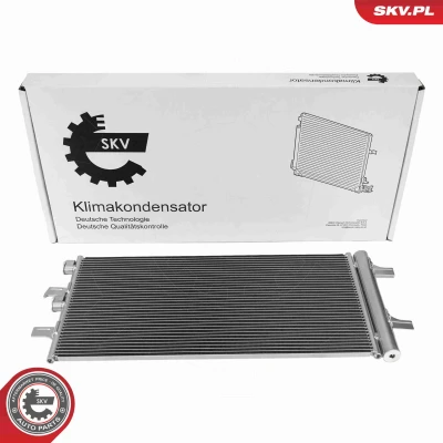 Abbildung von ESEN SKV 86SKV246 Klimakondensator mit Trockner 13,8mm Aluminium 646mm MINI: Schrägheck, Cabrio