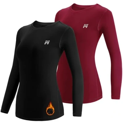 Abbildung von MEETWEE Damen U4s Shirt, Schwarz Rot, S