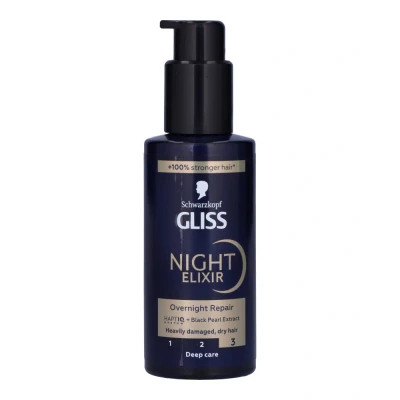 Abbildung von Schwarzkopf Gliss Night Elixir Overnight Repair 100 ml