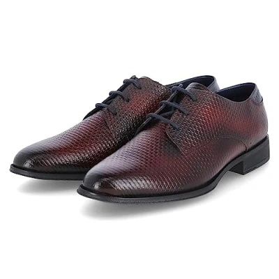 Abbildung von bugatti Zavinio Schnürer, Herren, Größe: 44, Bordeaux Schuhe
