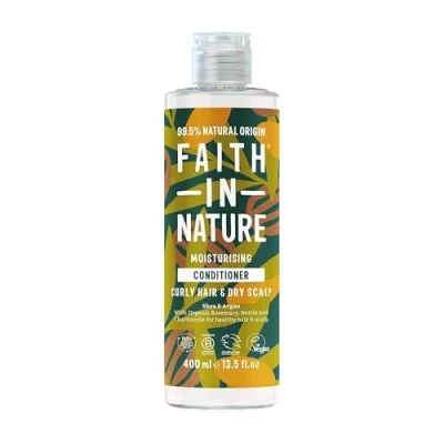 Abbildung von Faith In Nature Natürlicher Shea &amp; Argan Conditioner, pflegend, vegan tierversuchsfrei, ohne SLS oder Parabene, für normales bis trockenes Haar, 400 ml