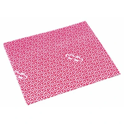 Abbildung von 10 x Vileda Wischtuch WischProfi &#039;WiPro&#039; 36x42cm rot VE=20 Stück