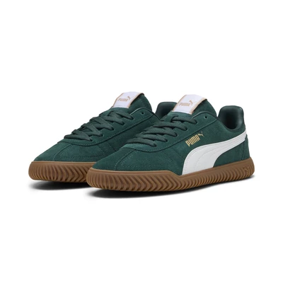 Abbildung von Puma Club Kayzer Sneakers Unisex Schuhe Mit Plain Green Terrain/White Größe: 37