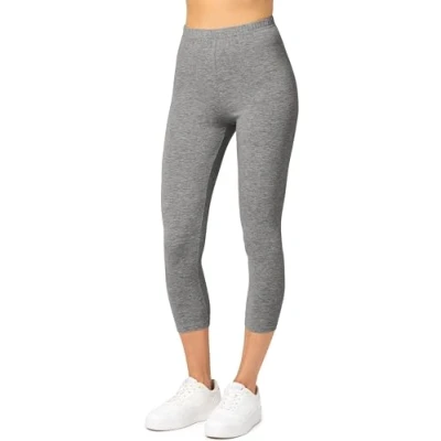 Abbildung von Merry Style Damen 3/4 Leggings Capri Sportleggings MS10 199 (Mittel Melange,S)