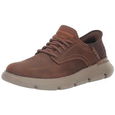Abbildung von Skechers Herren Garza Gervin with Slip in Technology Mokassin, braun, 49.5 EU Weit