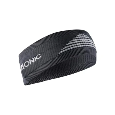 Abbildung von X Bionic Headband 4.0 Stirnband Haarband Schweissband Damen Herren, Charcoal/Pearl Grey, 1