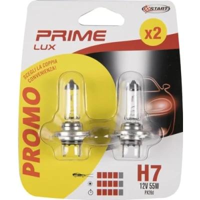 Abbildung von START 070.0000009046 1 Paar Lampen Prime Lux H7 12 V 55 W PX26D