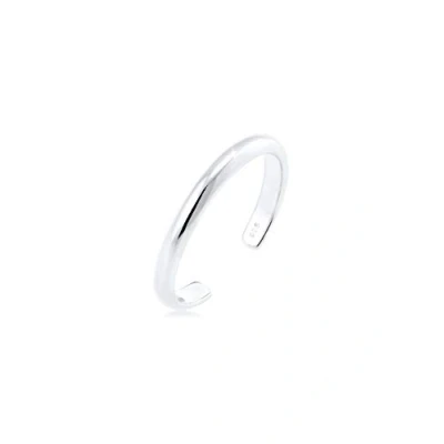 Abbildung von Elli MIDI Knuckle Minimal Trend Ring silvercoloured, Damen, Größe: 40, Silver coloured