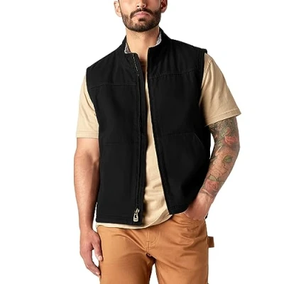 Abbildung von Dickies Gefütterte Weste Sherpa Herren Arbeitskleidung, RINSED BLACK, XL