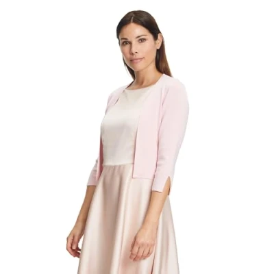 Abbildung von Vera Mont Bolero Strickjacke, Damen, Größe: Small, Foggy rose