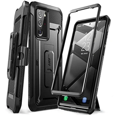 Abbildung von SUPCASE UBPro Outdoor Hülle für Samsung Galaxy Note 20 Ultra (6.9&quot;) 5G Handyhülle Bumper Case Rugged Schutzhülle Cover [Unicorn Beetle Pro] OHNE Displayschutz mit Gürtelclip und Ständer, Schwarz