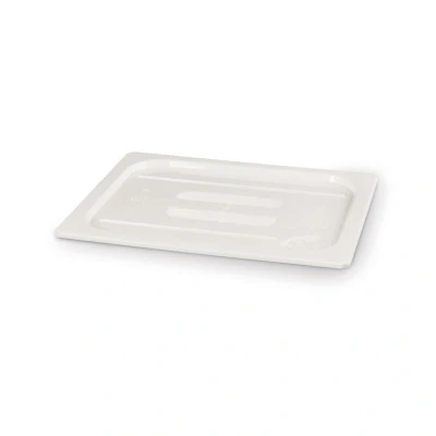 Abbildung von HENDI GN Deckel 1/3 weiß 325 x 176 cm mit Griffmulden 40 bis +110 C Polycarbonat Kunststoff, Behälter