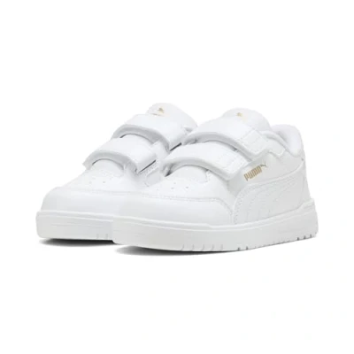 Abbildung von Puma Shuffle Downtown Sneakers Baby Schuhe White/Gold Größe: 20