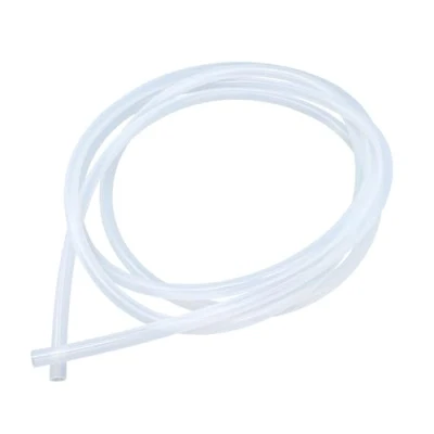 Abbildung von LAVMHAB Silikonschlauch 10mm ID x 14mm OD 3 Meter Länge, Lebensmitteltaugliche Schläuche Flexibler Schlauch Klar Wasser Luft Rohre für die Pumpe übertragen