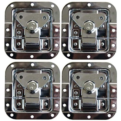 Abbildung von 4x Butterfly Verschluss mittel abschliessbar Case Rack Schloß Catch Lock