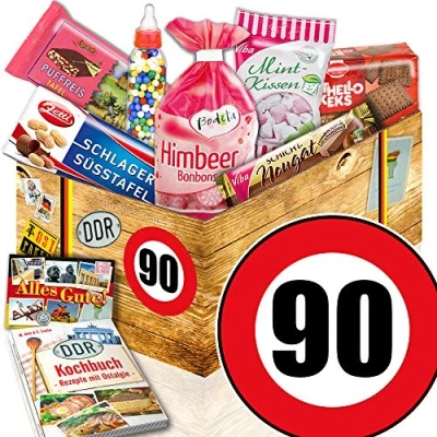 Abbildung von Süßigkeiten Set ++ DDR Geschenk Geburtstag 90 Geschenke Mutti