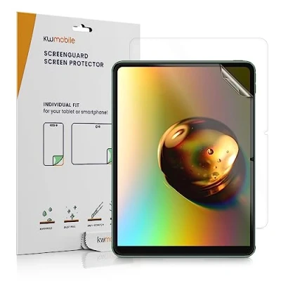 Abbildung von kwmobile 2X Tablet Schutzfolie kompatibel mit OnePlus Pad Folie Full Screen Protector Displayfolie entspiegelt