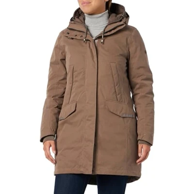 Abbildung von camel active 2IN1TEXXXACTIVE Funktions MIT Gesteppter Innen Wintermantel, Damen, Größe: 40, Walnut
