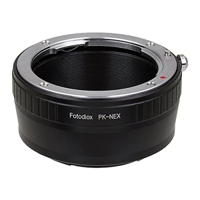 Abbildung von Fotodiox Lens Mount Adapter Compatible with Pentax K Lenses on Sony E Cameras