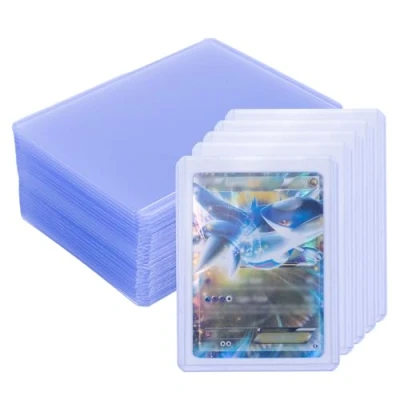 Abbildung von Transparente Kartenschutzhüllen 30er Set Card Sleeves Clear Regular Dicke Sammelkartenhüllen Geeignet für Sportkarten, Sammelkarten, MTG, Pokemon Magic