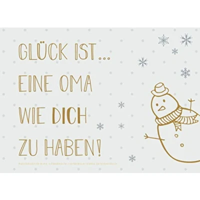 Abbildung von Adventskalender für die Oma, Gutscheinbuch mit 24 Gutscheinen als Geschenk zum Selbstausfüllen, Glück ist… eine Oma wie dich zu haben: Buch Kalender ... Geschenkidee jede Großmutter Advent