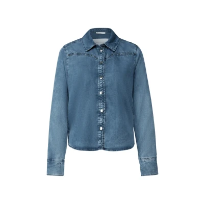 Abbildung von Street One MIT Nieten Jeansjacke, Damen, Größe: 42, Blau