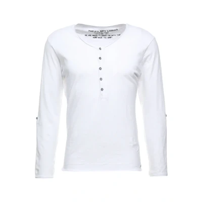 Abbildung von Key Largo Ginger Langarmshirt, Herren, Größe: 3XL, White