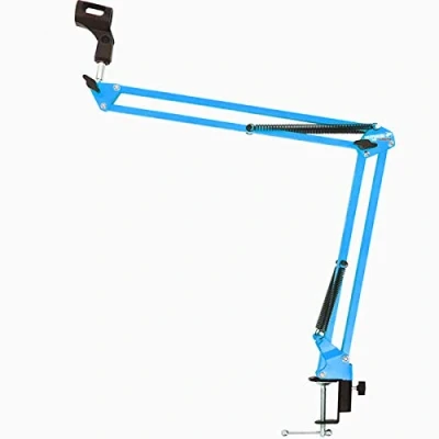 Abbildung von keepdrum NB35 BL Blau Tisch Mikrofonarm Mikrofonstativ Schwenkarm zur Tischmontage