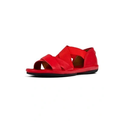 Abbildung von Camper NINA Riemensandalette, Damen, Größe: 36, Hellrot Schuhe