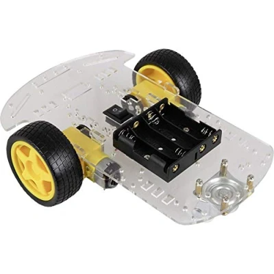 Abbildung von ROBOT CAR Kit 05 Roboter Fahrgestell für Raspberry Pi &amp; Arduino (ROBOT05)