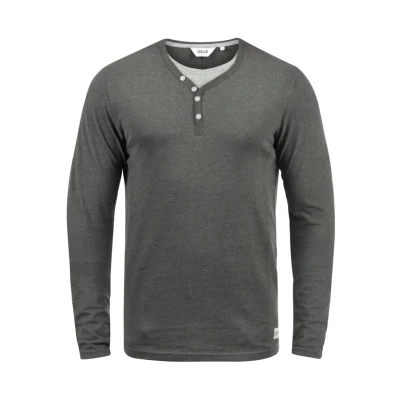 Abbildung von Solid Doriano Langarmshirt, Herren, Größe: XL, Grey