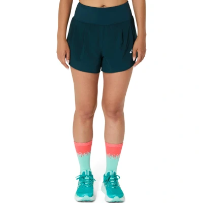 Abbildung von Asics ROAD Short kurze Sporthose, Damen, Größe: XL, Saxon green