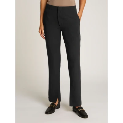 Abbildung von Calvin Klein Jeans Stoffhose, Damen, Größe: 24, Ck black