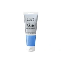 Abbildung von Lefranc Bourgeois 300612 Flashe Acrylfarbe &amp; Vinylfarbe, hochpigmentiert, elastisch, lichtecht, alterungsbeständig, matt, für den Innen Außenbereich, 80ml Tube Königsblau