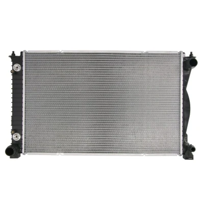 Abbildung von THERMOTEC D7A013TT Kühler, Motorkühlung Aluminium, Kunststoff für Fahrzeuge mit Klimaanlage 678 438 32 Automatikgetriebe Kühlrippen gelötet