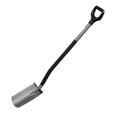 Abbildung von Fiskars Gartenspaten Ergonomisch Rund mit 125 cm Stiel