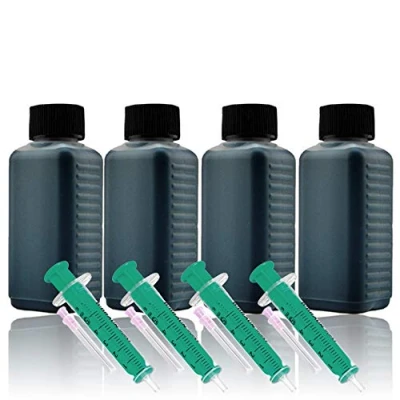 Abbildung von Cenado 400ml Nachfülltinte Druckertinte Refillset für Canon Druckerpatrone PG 545 545XL, (schwarz/Black) inkl. Zubehör