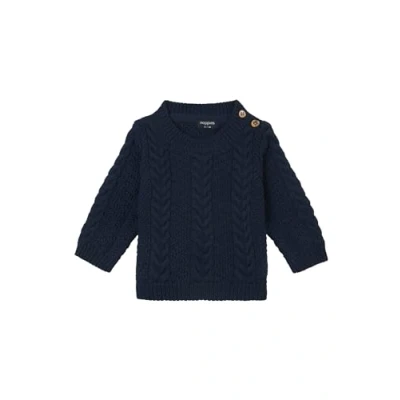Abbildung von Noppies Gascones Strickpullover für Kinder, Größe: 50, Black iris