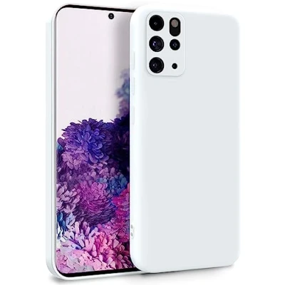 Abbildung von MyGadget Hülle für Samsung Galaxy S20 Plus Zweilagige Handyhülle mit Kameraschutz Cover Innenfutter &amp; Silikon außen Weiß