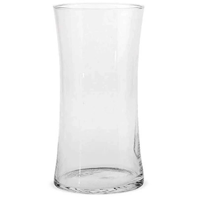 Abbildung von matches21 Glas Vase Glasvase Blumenvase Dekovase Klarglas Dekoglas leicht tailliert 1 STK Ø 15x40 cm