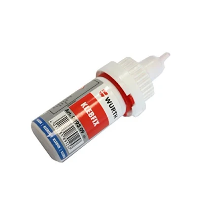 Abbildung von Würth Klebfix Sekundenklebstoff 3x20g transparent hochviskos Wasserbeständig
