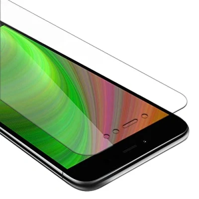 Abbildung von Cadorabo Panzer Schutz Glas für Xiaomi RedMi NOTE 5A PRIME Schutzfolie in Ultra Klar Hüllen freundlich Gehärtetes (Tempered) Dipslayschutz Folie 9H Härte Anti Kratzer