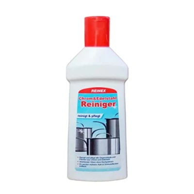 Abbildung von CHROM und EDELSTAHLREINIGER 250ml Reinex Chromreiniger Edelstahl Reiniger Pflege 53