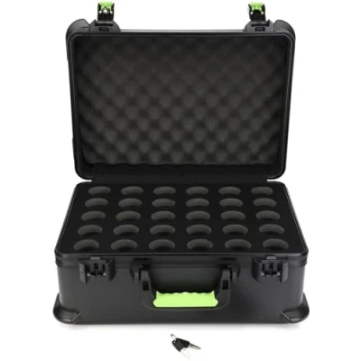 Abbildung von Gator Shure SH MICCASE30 Mikrofonkoffer für 30 kabelgebundene Mikrofone, schwarz