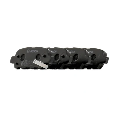 Abbildung von BOSCH 0 986 495 089 Bremsbelagsatz Low Metallic mit akustischer Verschleißwarnung Montageanleitung NISSAN: Qashqai / Qashqai+2 I, X Trail, Juke