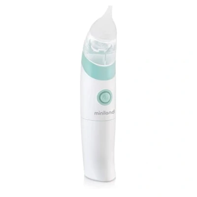 Abbildung von Miniland Baby Elektrischer Nasensauger weiche Silikonspitzen NASAL CARE, weiß