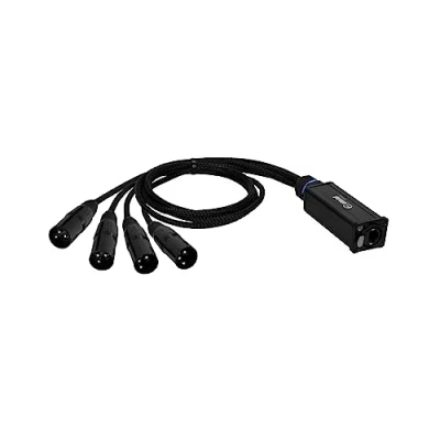 Abbildung von Adam Hall Cables 4 STAR CATBOX XM3 Audio &amp; DMX Adapter 3 Pol XLR Male x Cat.6a