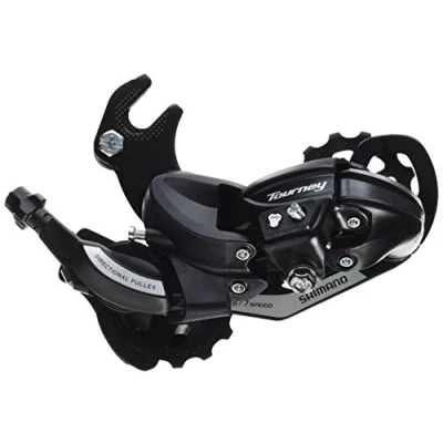Abbildung von Kettenwechsler 6/7 fach Shimano Tourney TY500 Mit Haken (B Type) Schwarz